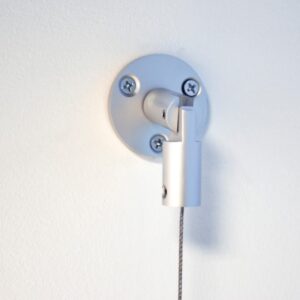 Cabo de Aço 1.3MM 3M com Cotovelo p/ Parede e Tecto Alumínio